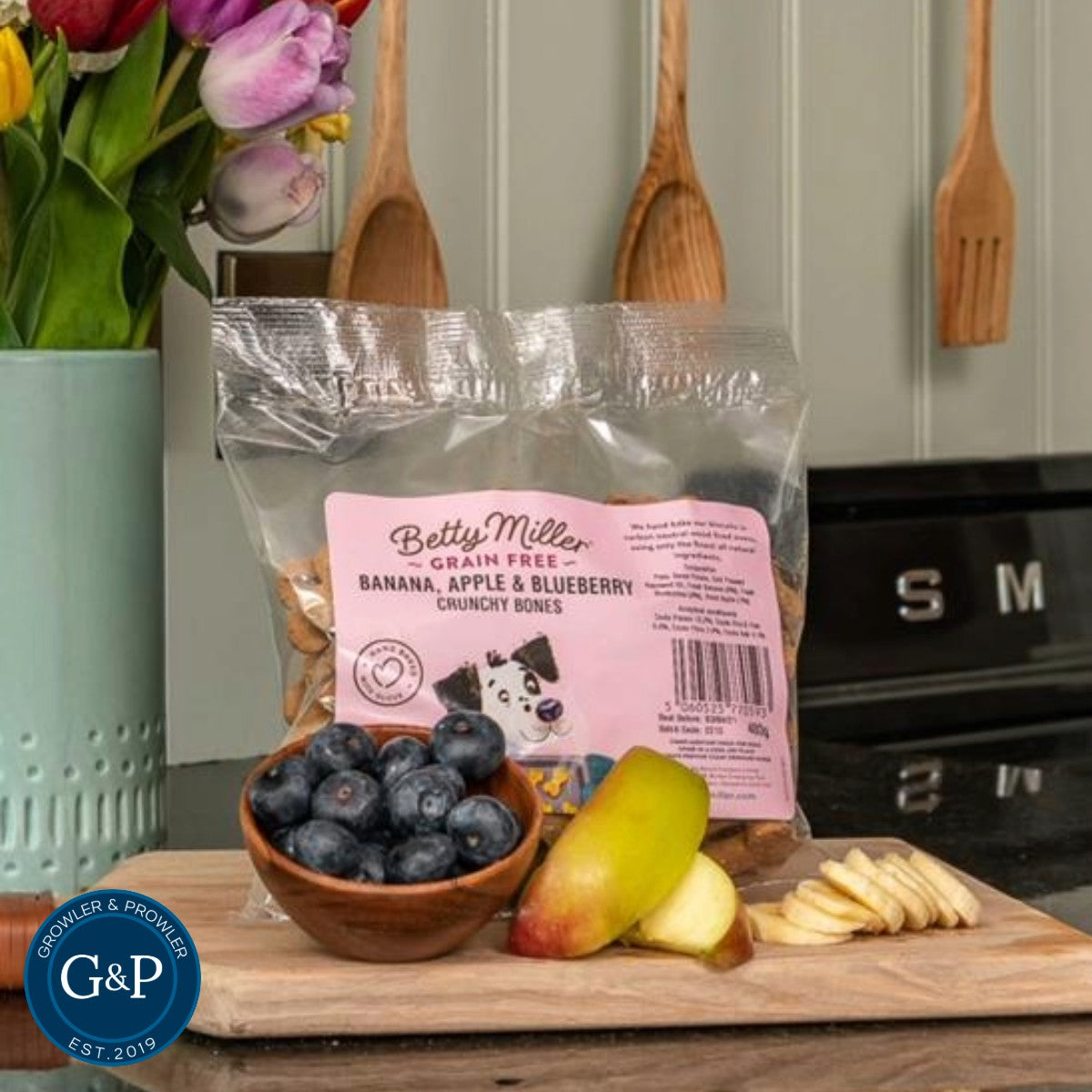 Betty Miller Grain-Free Banana, Apple & Blueberry Bones