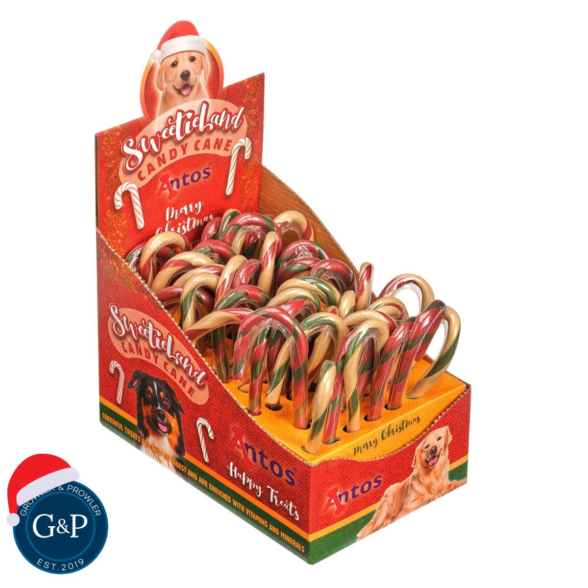 Christmas Dog Candy Canes