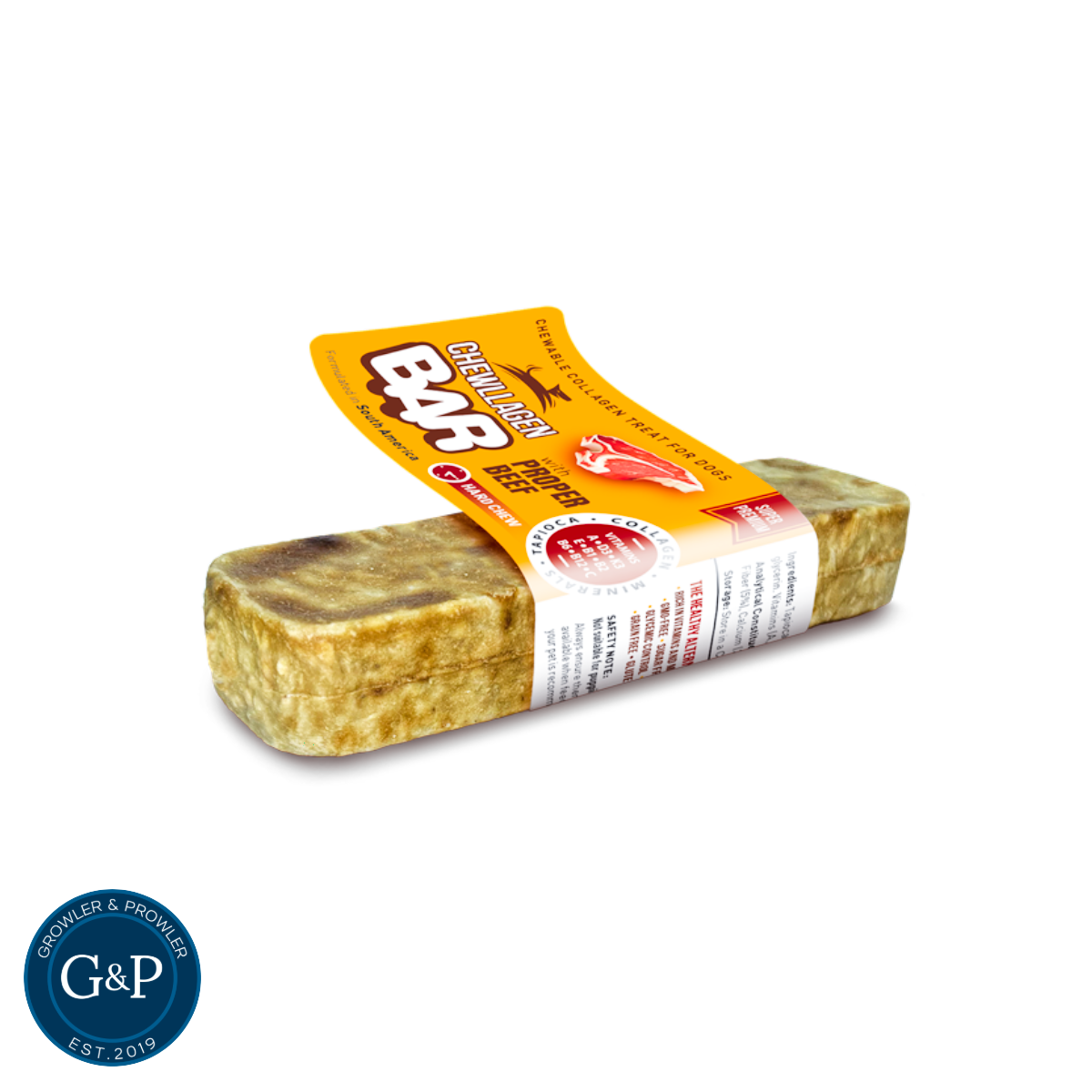 Chewllagen Beef Collagen Bar 5 inch