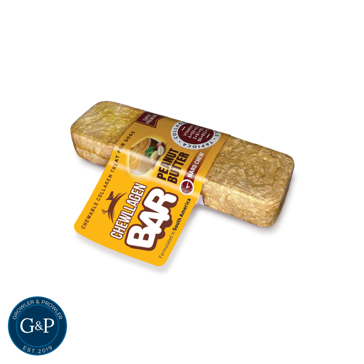 Chewllagen Peanut Butter Collagen Bar 5 inch