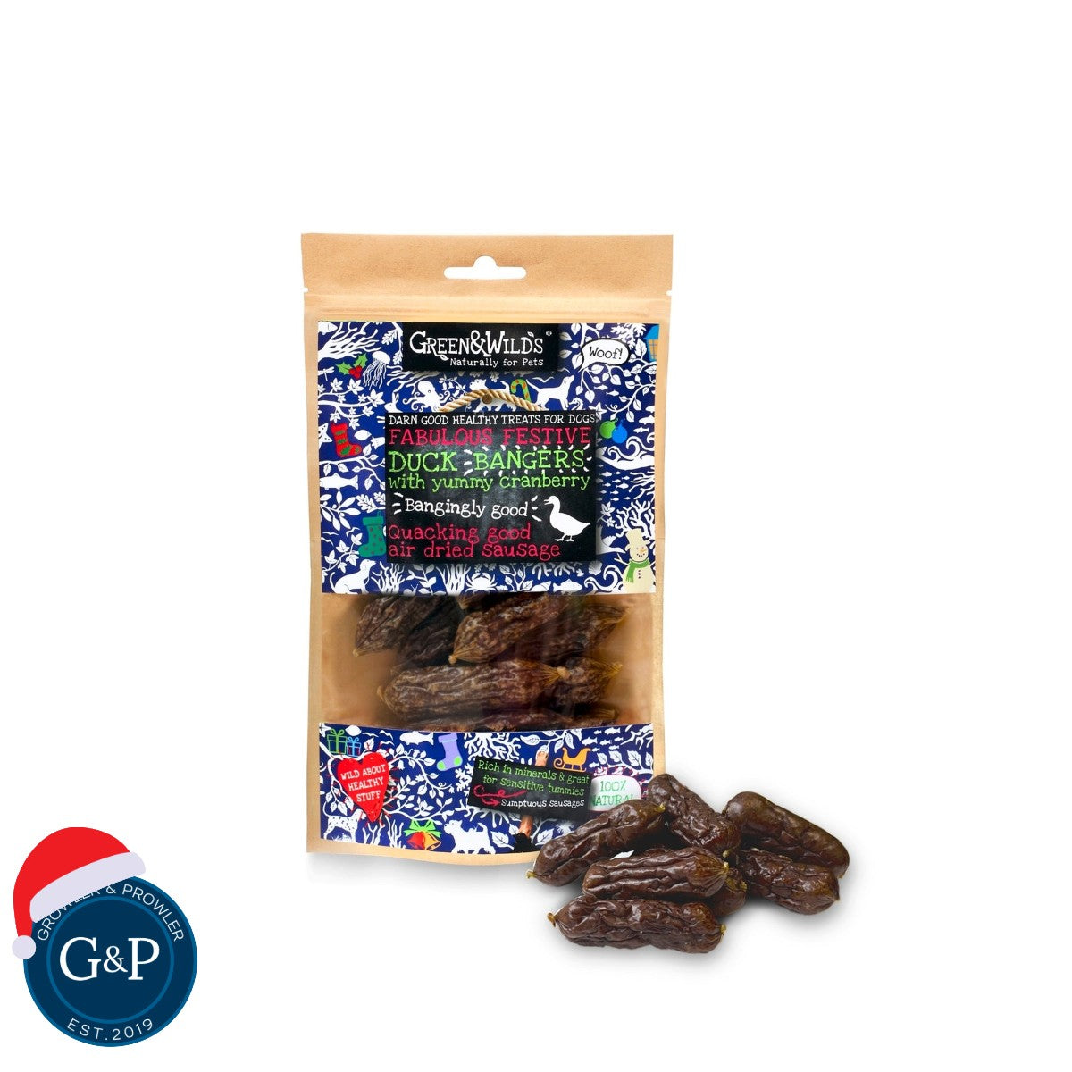 Duck & Cranberry Christmas Bangers