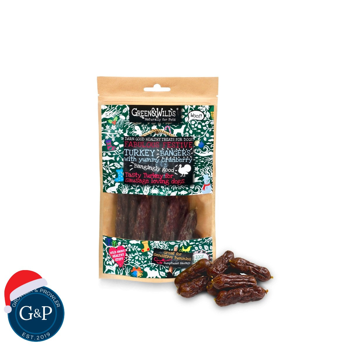 Turkey & Cranberry Christmas Bangers