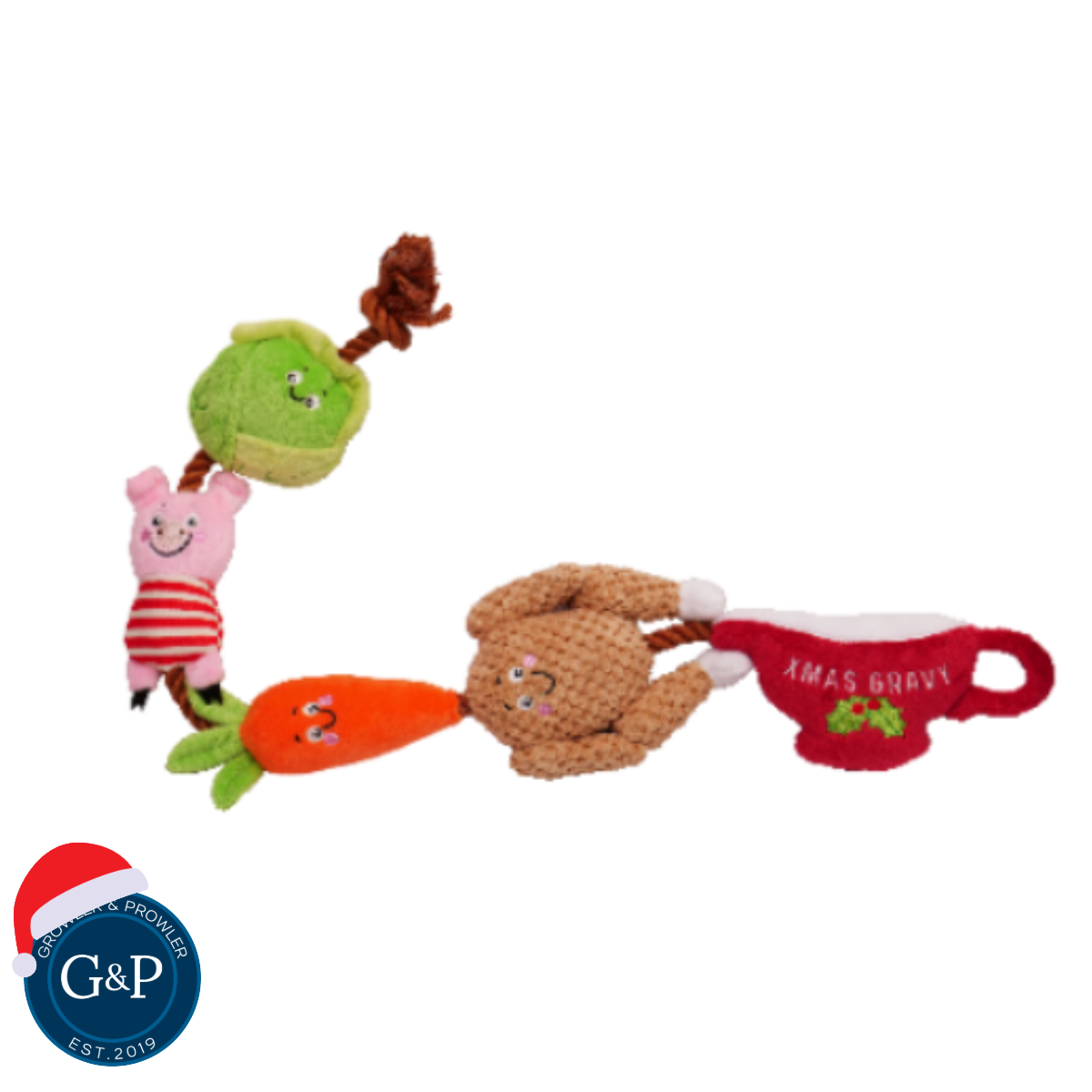 House of Paws Christmas Dinner on a Rope