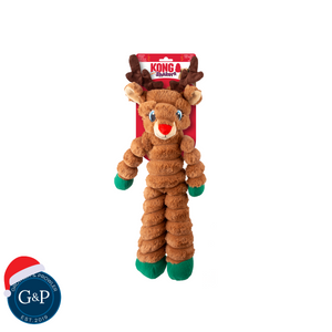 KONG Holiday Shakers Crumples Reindeer