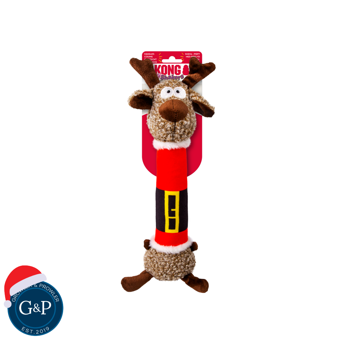 KONG® Holiday Shakers Luvz Reindeer’s