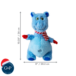 KONG® Holiday Knots Belly Hippo
