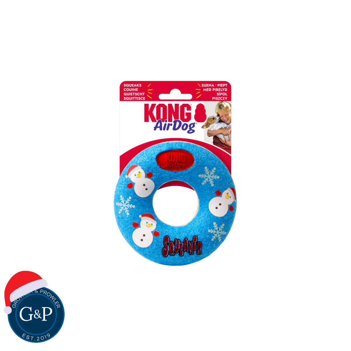 KONG Holiday AirDog® Donut