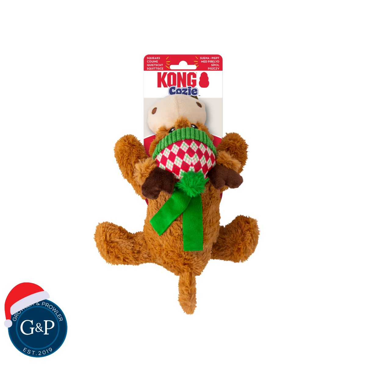 KONG® Holiday Cozie™ Reindeer