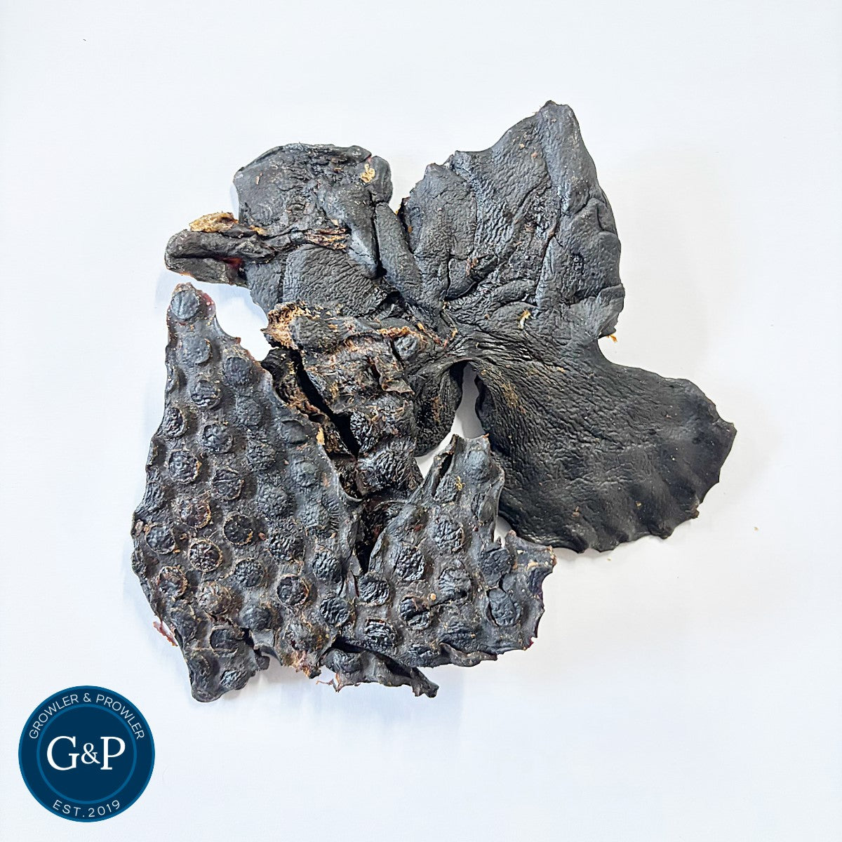 Rabbit liver Jerky is a great dog treat that can be used as a treat or part of training. Available in Manchester at Growler and Prowler Pets.