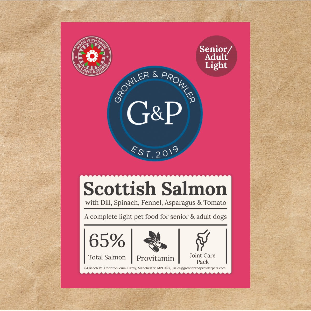 Superfood Senior/Light Dog - Scottish Salmon