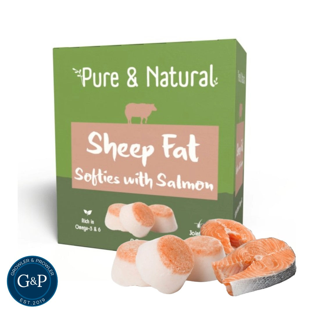 Sheep Fat Softies with Salmon